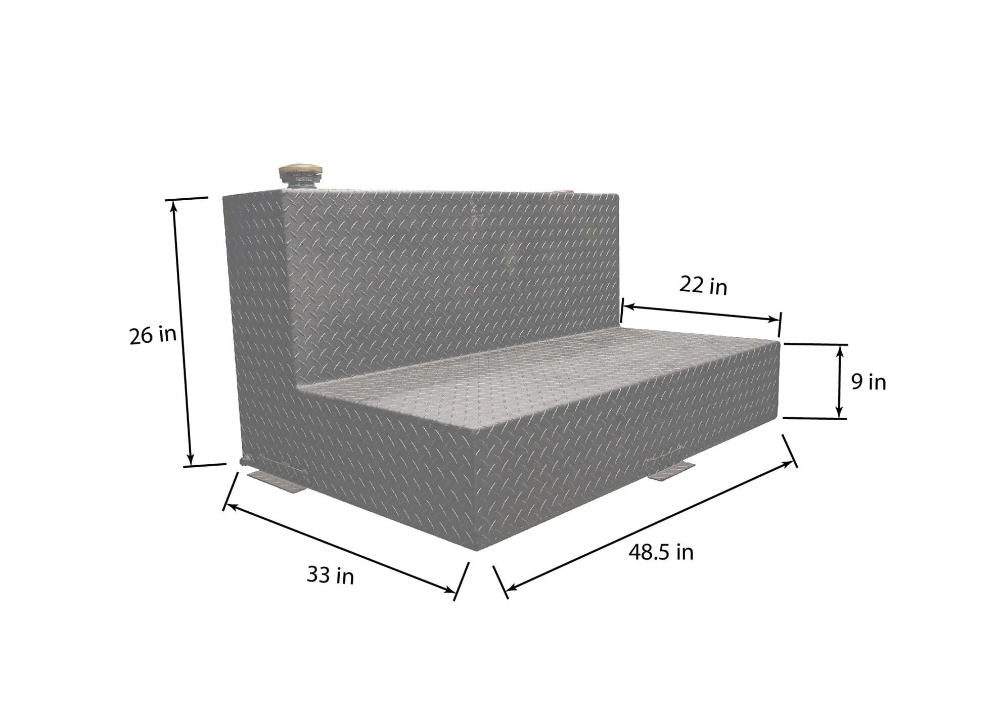 L-Shaped Transfer Tank - 95 Gallon - Image 6