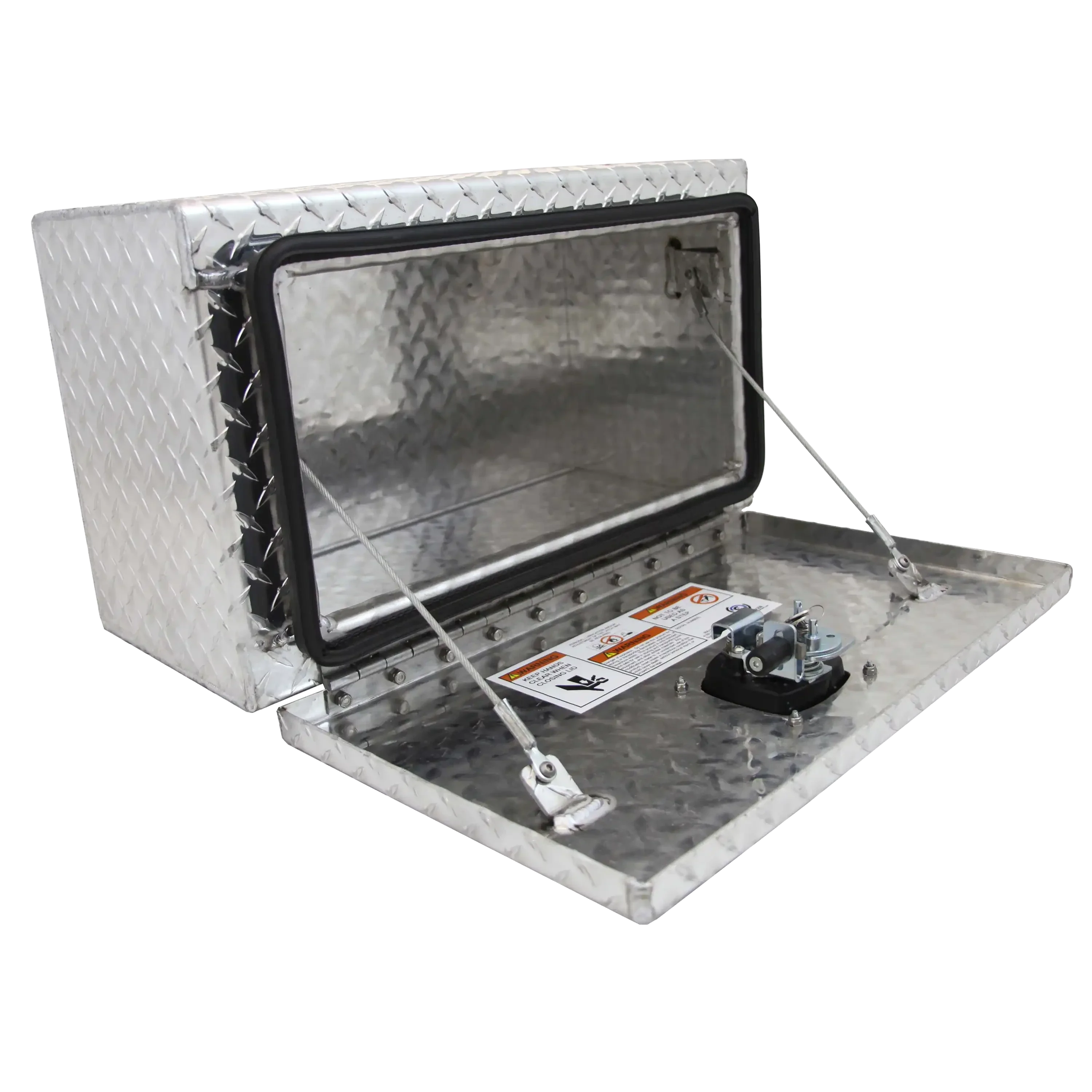 Underbody Aluminum Tread Plate Barn Door Toolbox - Image 4